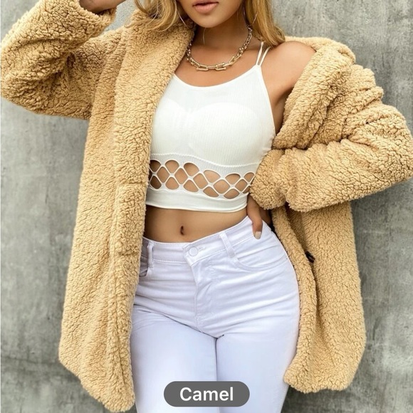 New double button Teddy jacket - Picture 2 of 7